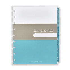Levenger Junior Refills|Letter Refills*2026 Circa smartPlanner Weekly Discbound Agenda Refill