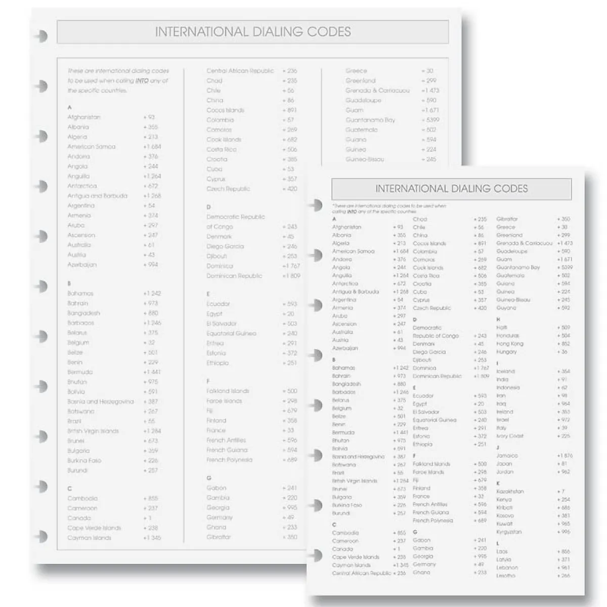 Levenger Junior Refills|Letter Refills*2026 Circa Sunday Start Weekly Agenda Refill, Vertical