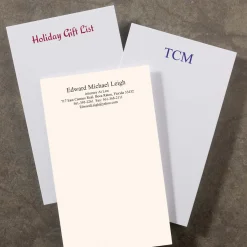 Levenger Premium Index Cards|Premium Personalized Index Cards*250 Personalized 3 x 5 Cards, Vertical Plain