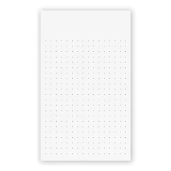 Levenger Premium Index Cards|Premium Personalized Index Cards*250 Personalized 3 x 5 Cards, Vertical Dot Grid