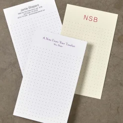 Levenger Premium Index Cards|Premium Personalized Index Cards*100 Personalized 3 x 5 Cards, Vertical Dot Grid