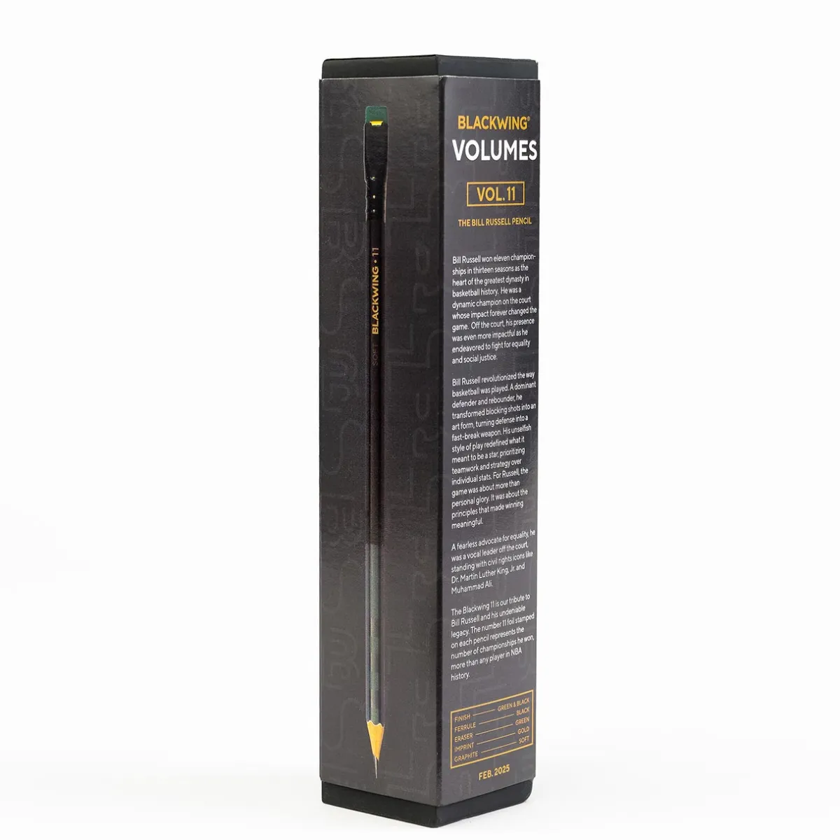 Levenger Pencils|Fine Art Supplies*Blackwing Volume 11 Bill Russell Pencils (Set of 12)