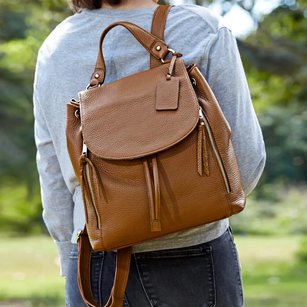 Levenger Backpacks*Carrie Drawstring Backpack