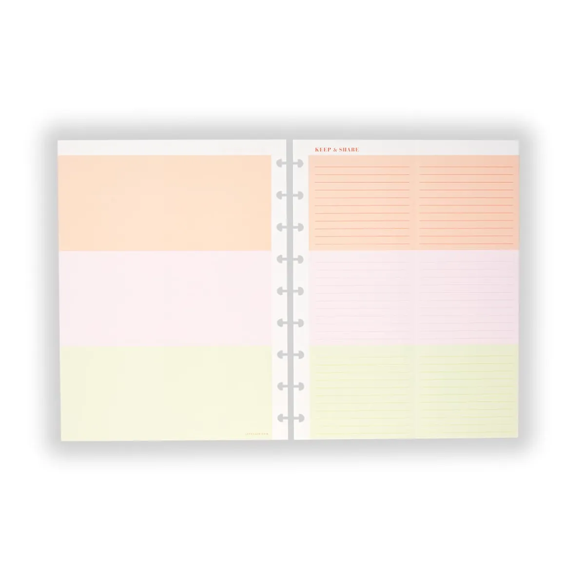 Levenger Midway Refills*Circa Colorfull Keep and Share Refill (50 sheets)