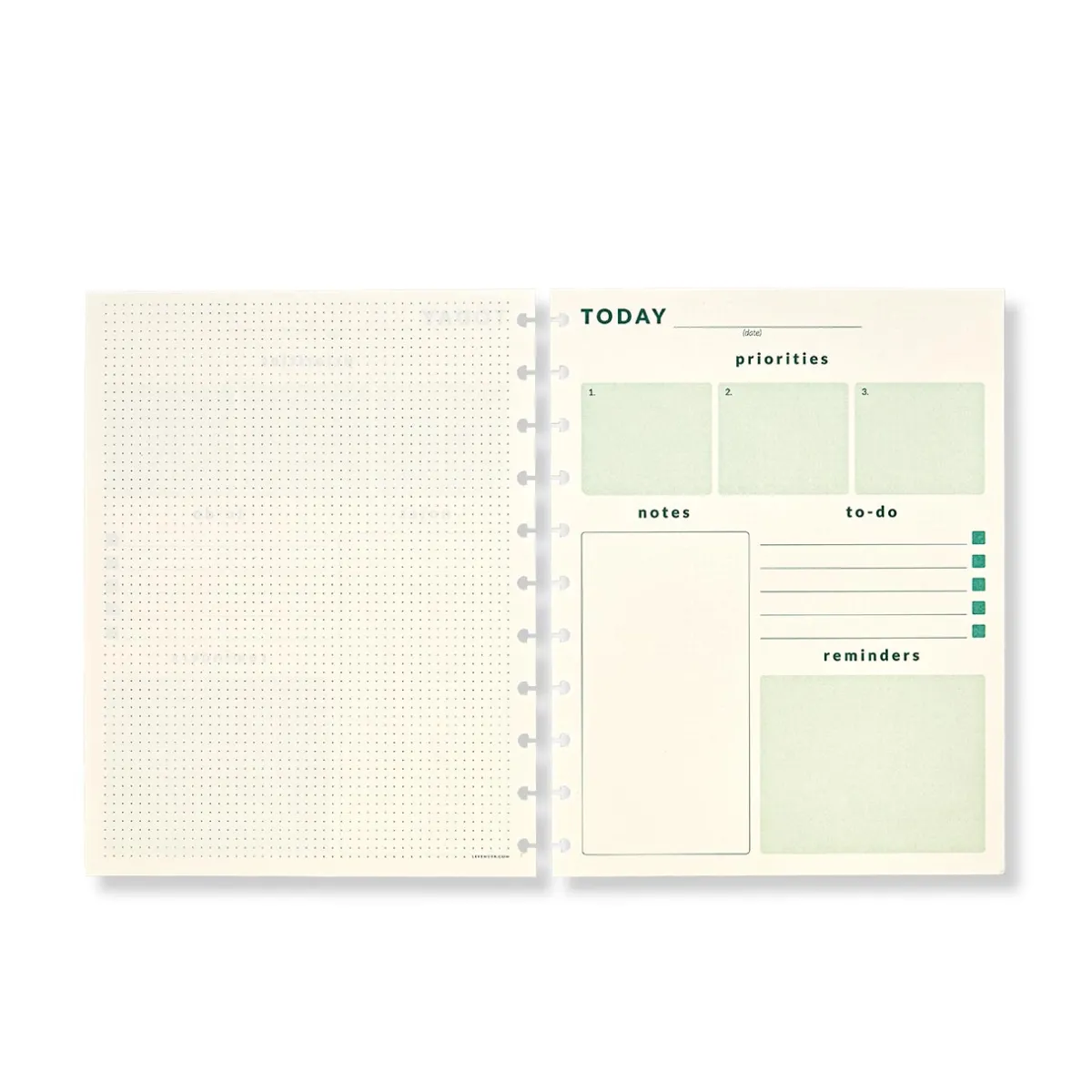 Levenger Letter Refills*Circa Daily-Weekly-Monthly Planner Refill