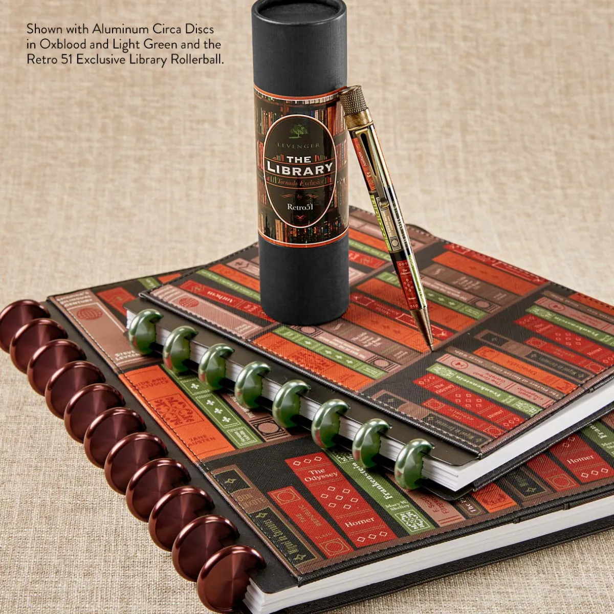 Levenger Junior Notebooks|Letter Notebooks*Circa Library Discbound Notebook