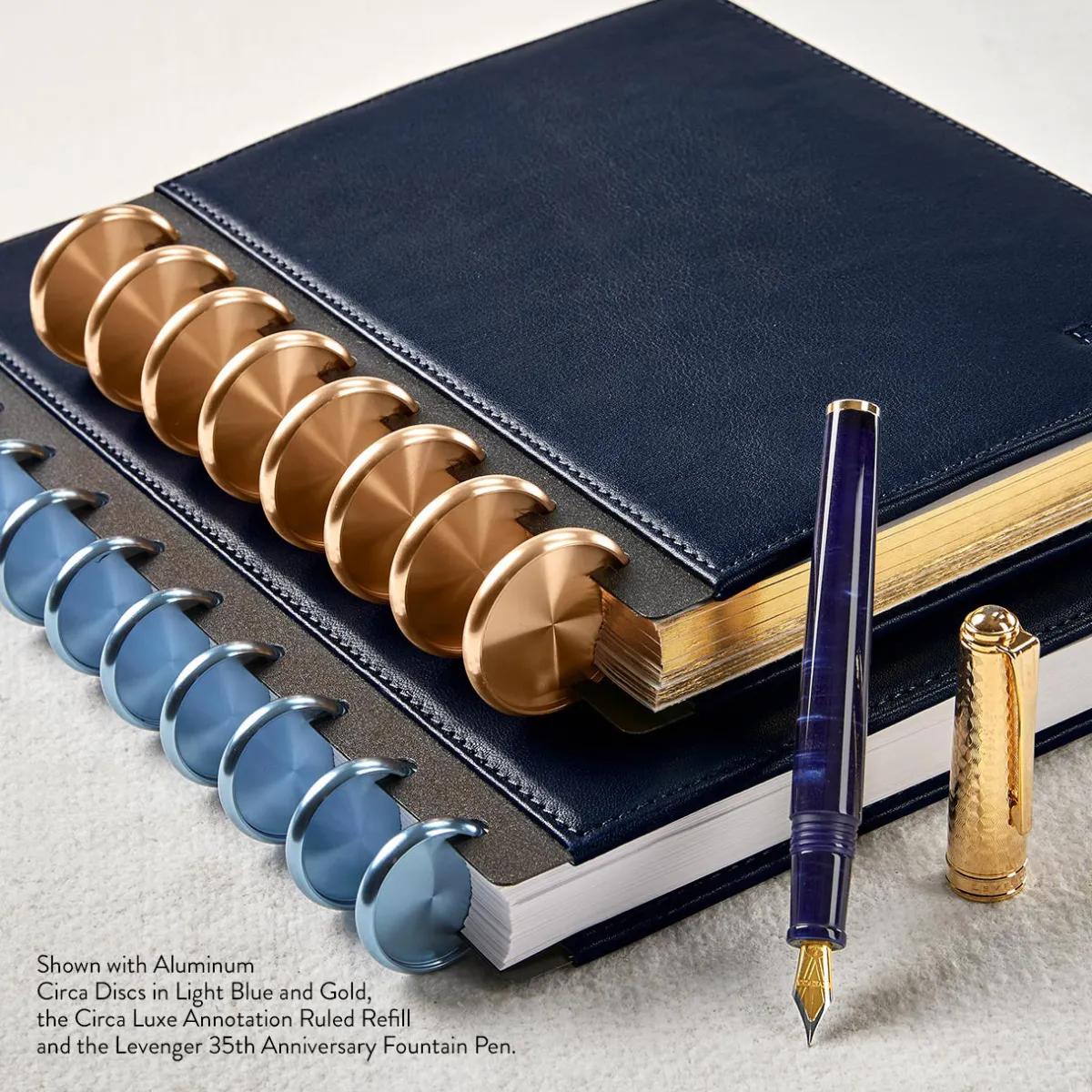 Levenger Junior Refills|Letter Refills*Circa Luxe Annotation Ruled Discbound Refill (100 sheets)