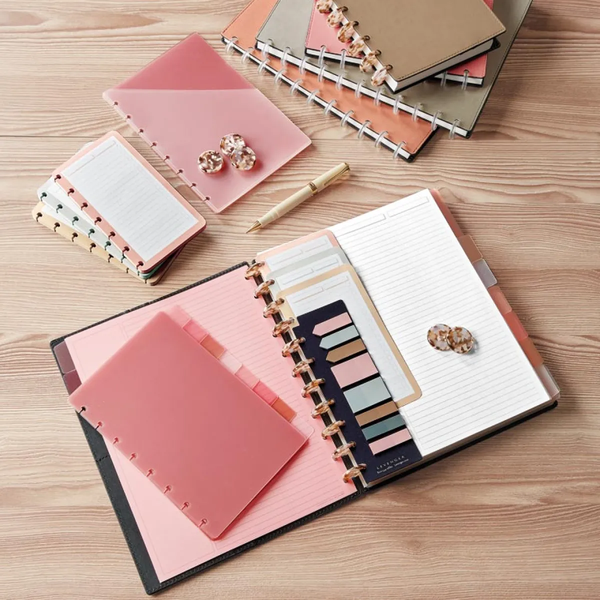 Levenger Accessories*Circa Modern Discbound Notebook Pocket Dividers (set of 4)