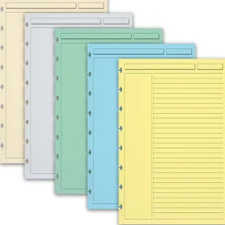 Levenger Junior Refills|Letter Refills*Circa Multicolored 1/4