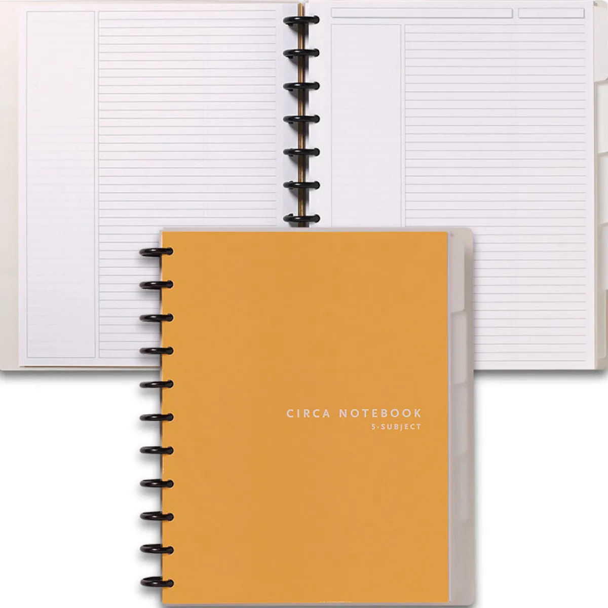 Levenger Letter Notebooks*Circa 5-Subject Annotation Ruled Notebook (150 sheets)