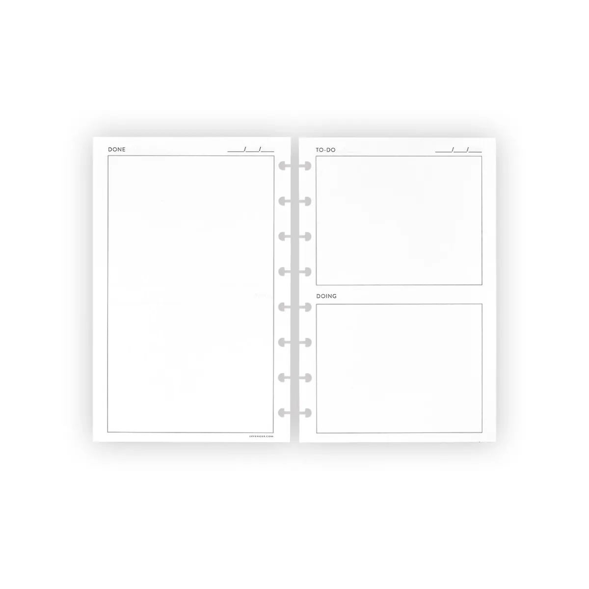 Levenger Junior Refills|Letter Refills*Circa To-Do, Doing, Done Refill (100 sheets)