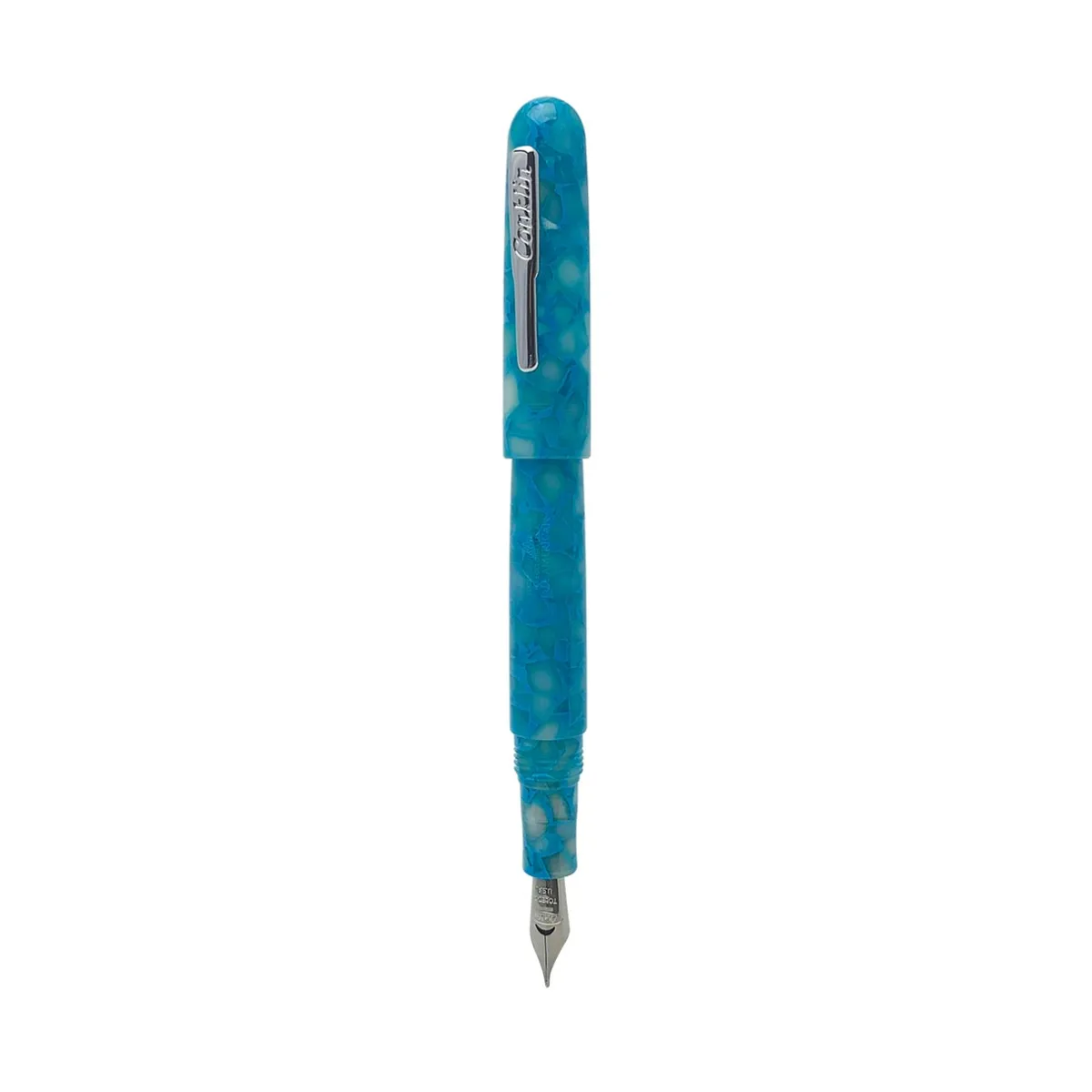 Levenger Fountain Pens|Conklin*Conklin All American Turquoise Serenity Fountain Pen