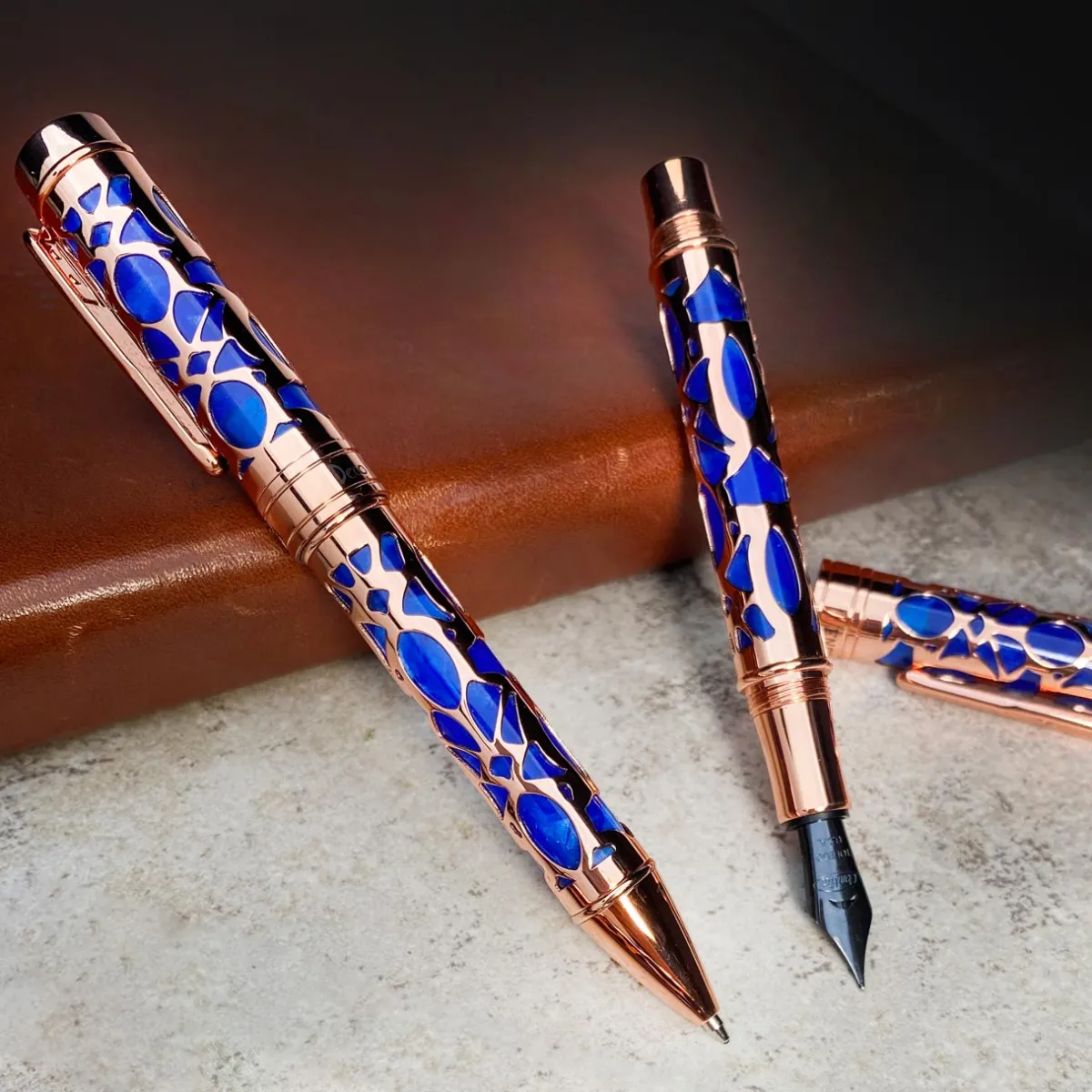 Levenger Ballpoint Pens|Conklin*Conklin Endura Deco Crest Ballpoint Pen