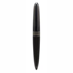 Levenger Ballpoint Pens|Rollerball Pens*Diplomat Aero Stripes Oxyd Brass Pen