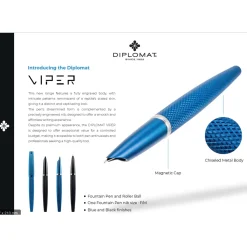 Levenger Fountain Pens|Diplomat*Diplomat Viper Fountain Pen