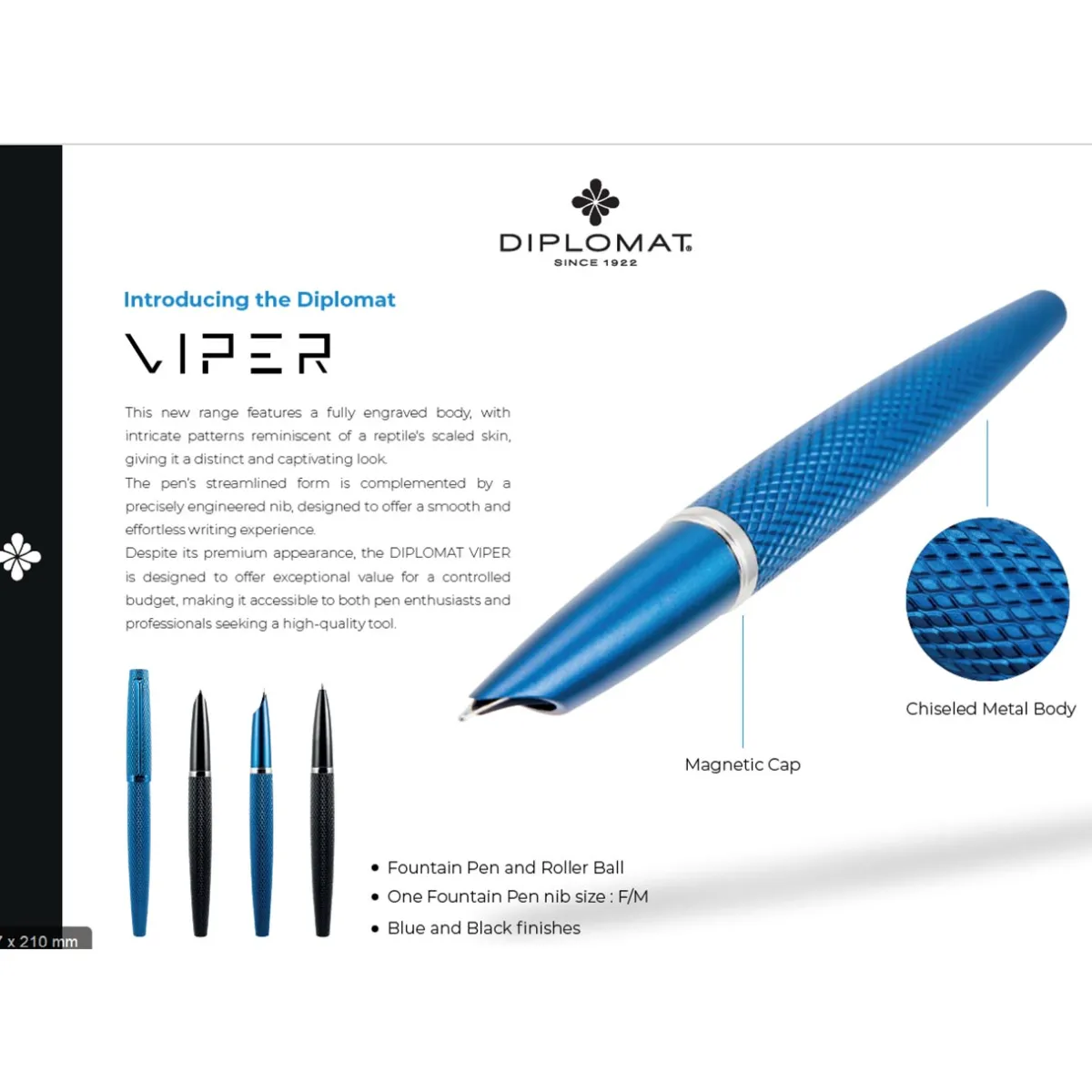Levenger Rollerball Pens|Diplomat*Diplomat Viper Pen
