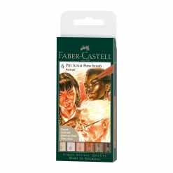 Levenger Fine Art Supplies|Faber-Castell*Faber-Castell Portrait Pitt Artist Brush Pens Gift Set