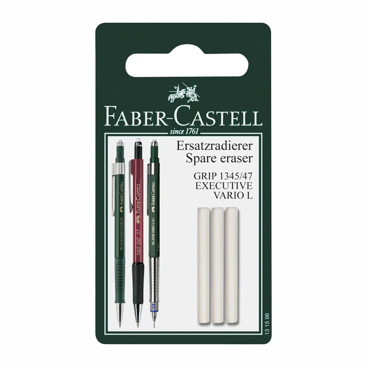 Levenger Faber-Castell|+ 27 More*Faber-Castell TK Vario Eraser Replacement (set of 3)