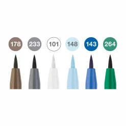Levenger Fine Art Supplies|Faber-Castell*Faber-Castell Winterlude Pitt Artist Brush Pens Gift Set
