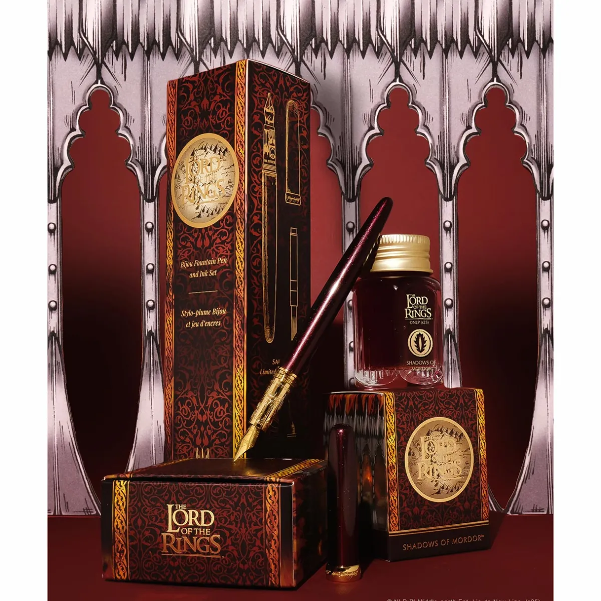 Levenger Fountain Pens|+ 27 More*Ferris Wheel Press Lord of the Rings Bijou Fountain Pen and Ink Set