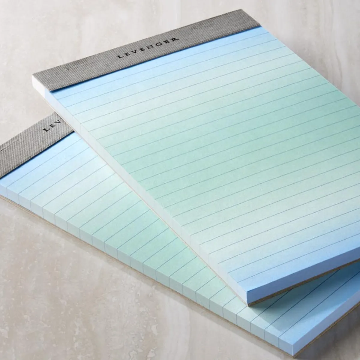 Levenger Freeleaf & Notepads*Freeleaf Blue Ombre Gradient Ruled Pads (set of 2)