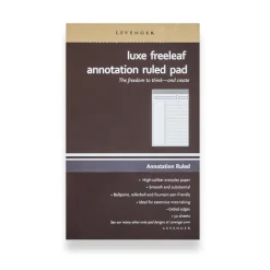 Levenger Freeleaf & Notepads*Freeleaf Luxe Annotation Ruled Pads (set of 5)