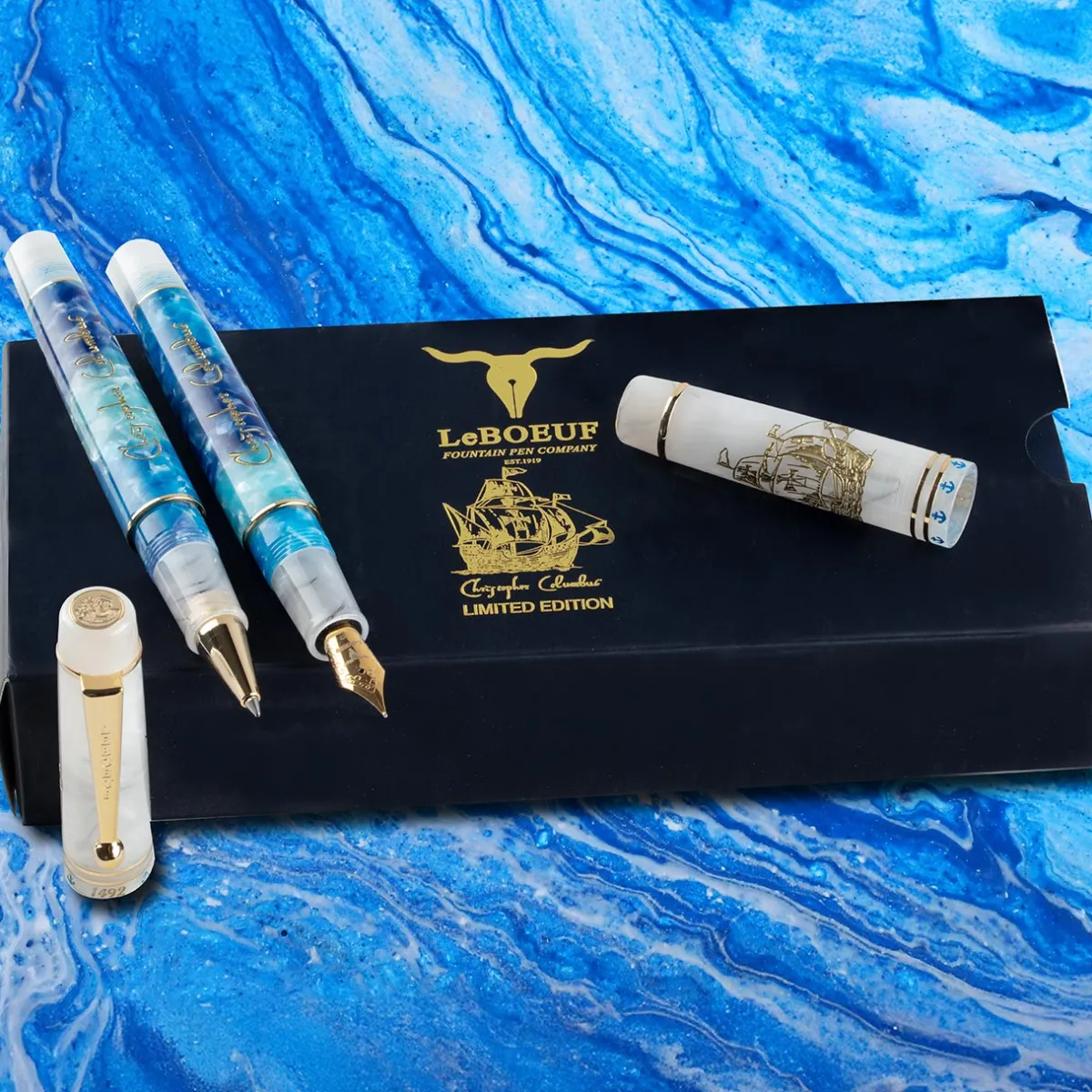 Levenger Fountain Pens|Leboeuf*LeBoeuf Christopher Columbus Fountain Pen