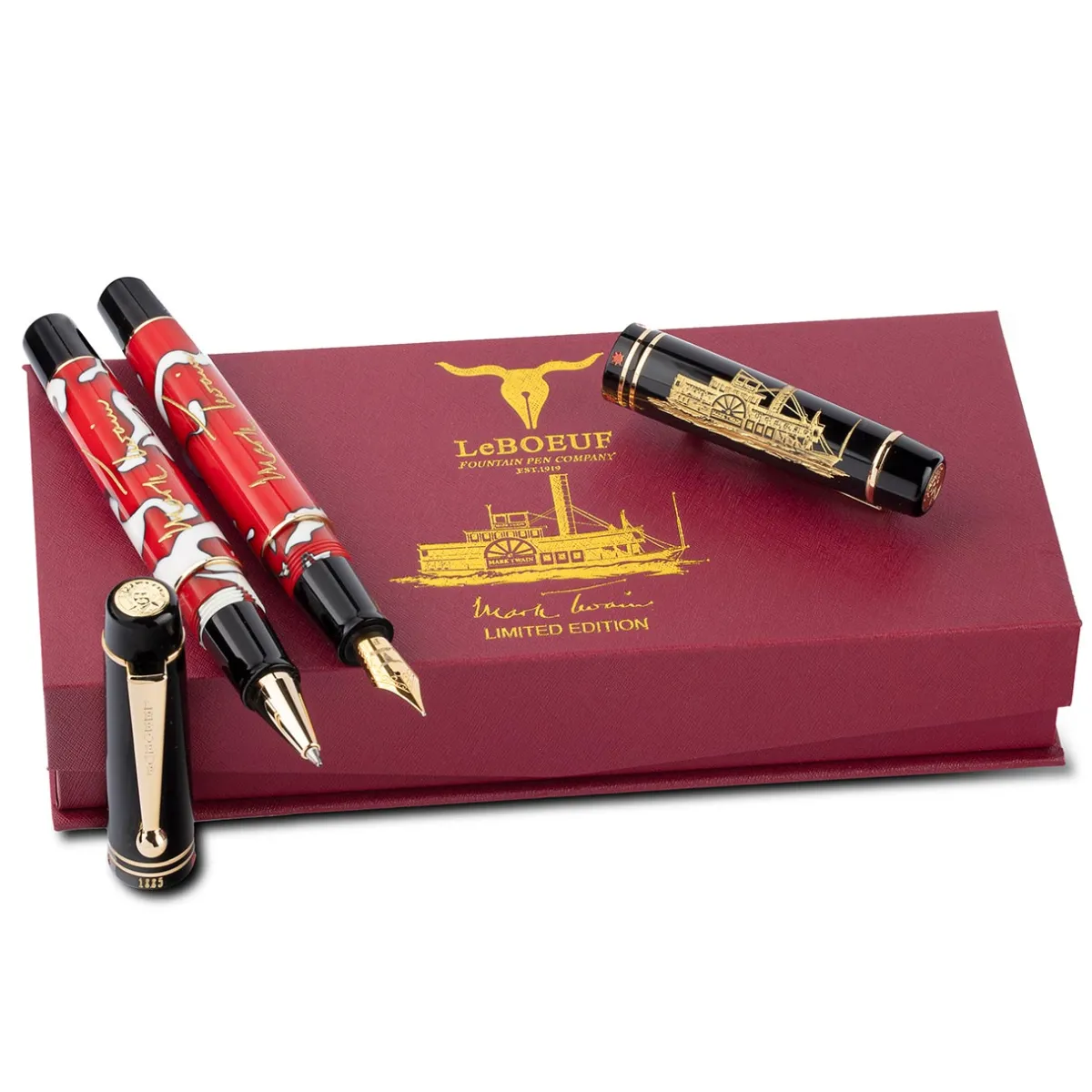 Levenger Fountain Pens|Leboeuf*LeBoeuf Mark Twain Fountain Pen