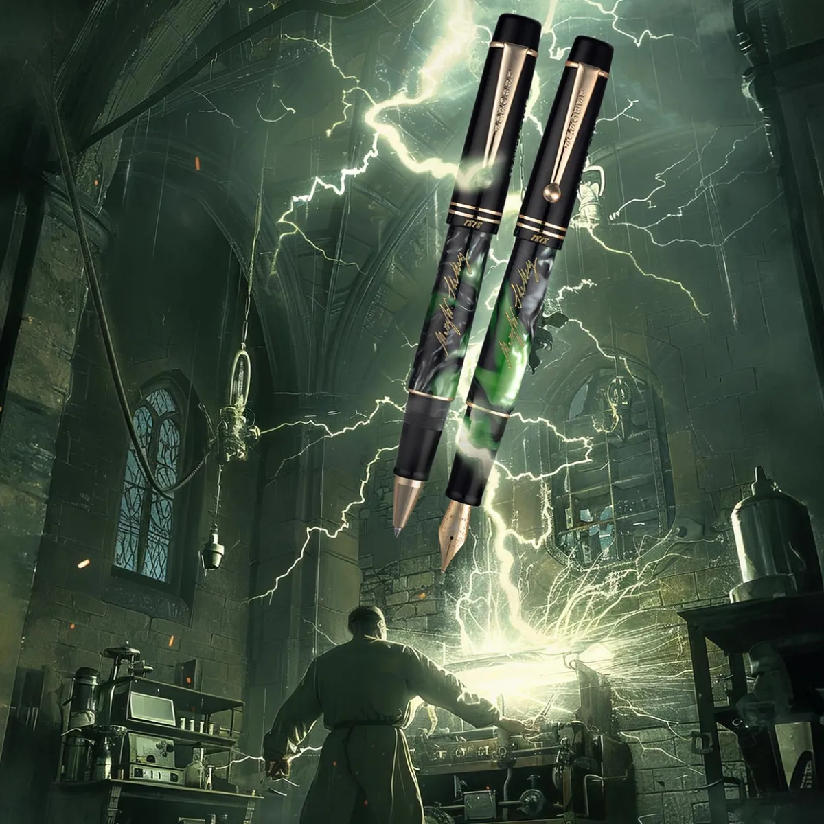 Levenger Fountain Pens|Leboeuf*LeBoeuf Mary Shelley Frankenstein Fountain Pen