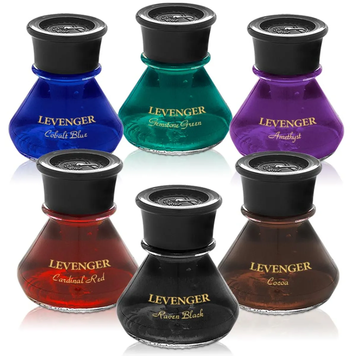 Levenger Levenger Inks & Refills|Bottled Ink*Classic Ink Six-Pack