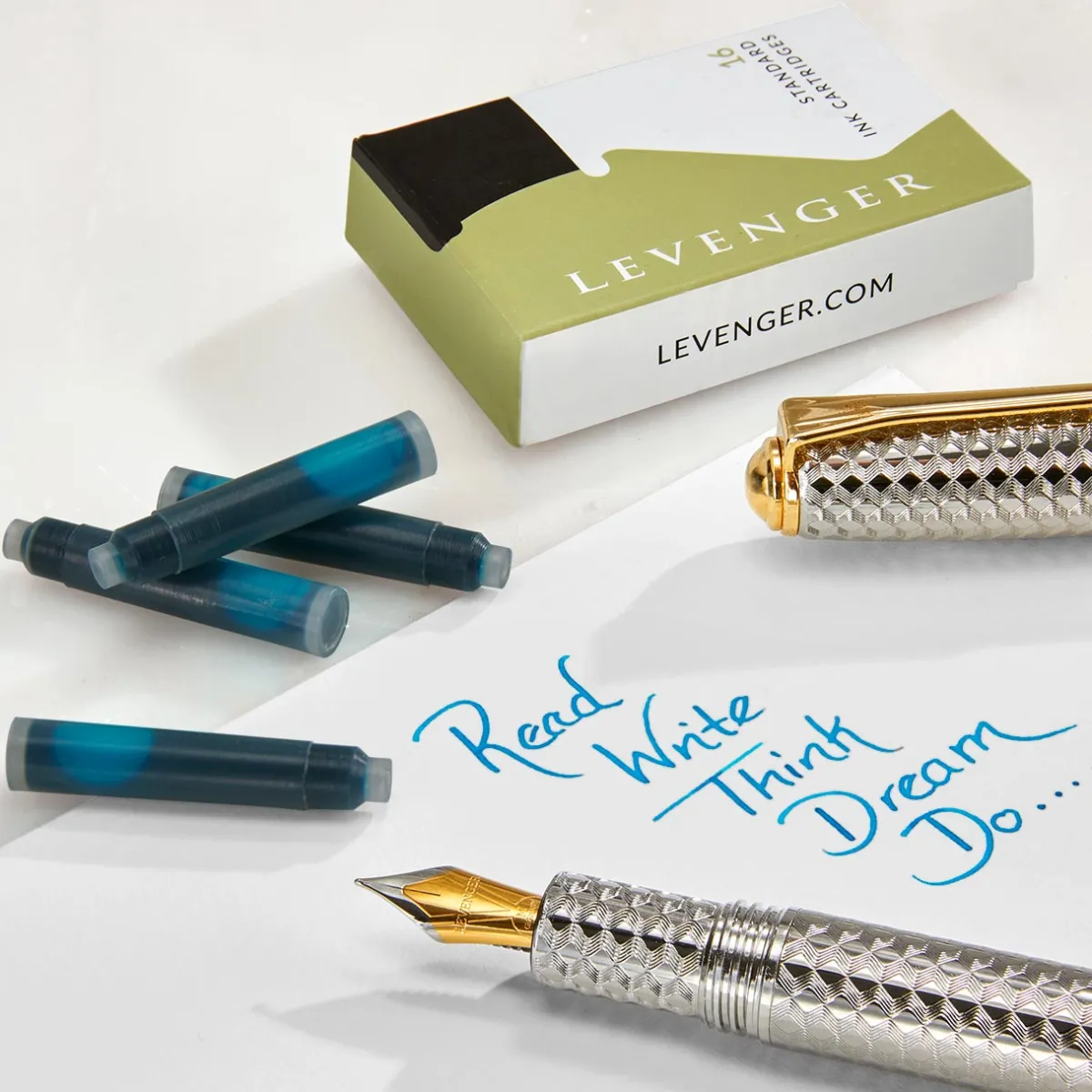 Levenger Levenger Inks & Refills|Fountain Pen Supplies*Ink Cartridges (set of 16)