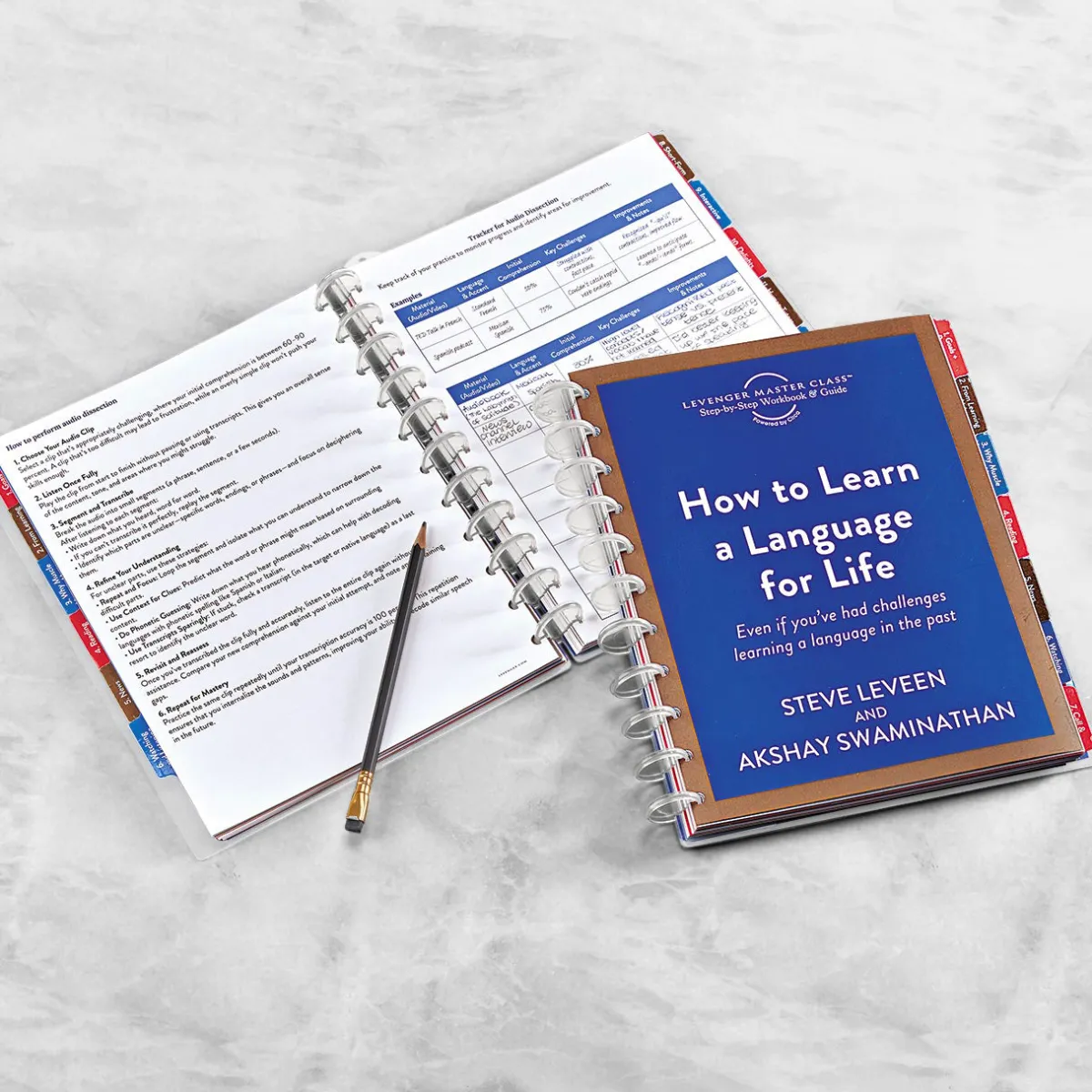Levenger Letter Refills*Master Class How to Learn a Language for Life Circa Refill