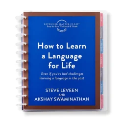 Levenger Letter Notebooks*Master Class How to Learn a Language For Life Circa Workbook Bundle