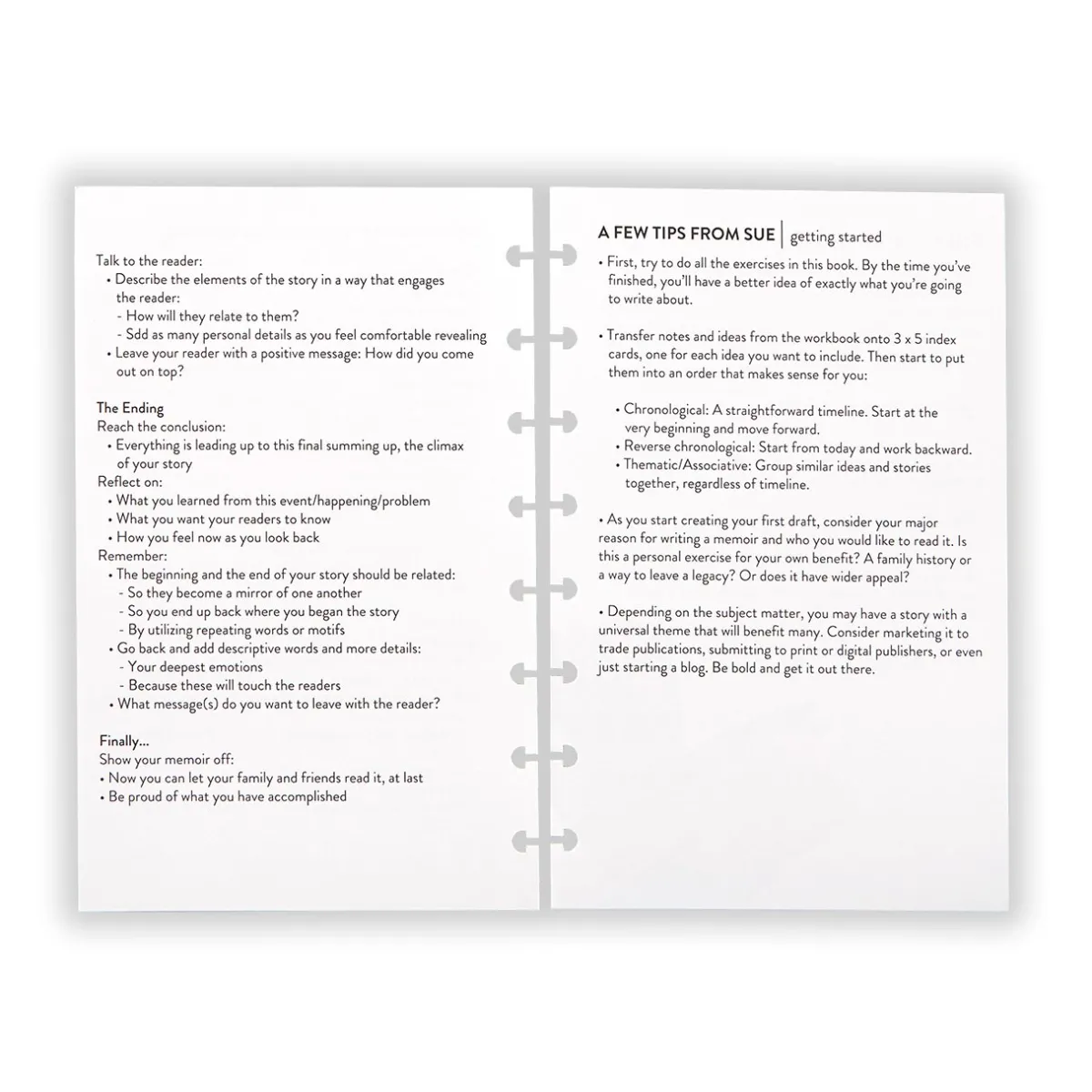 Levenger Junior Refills*Master Class Writing a Memoir Circa Refill