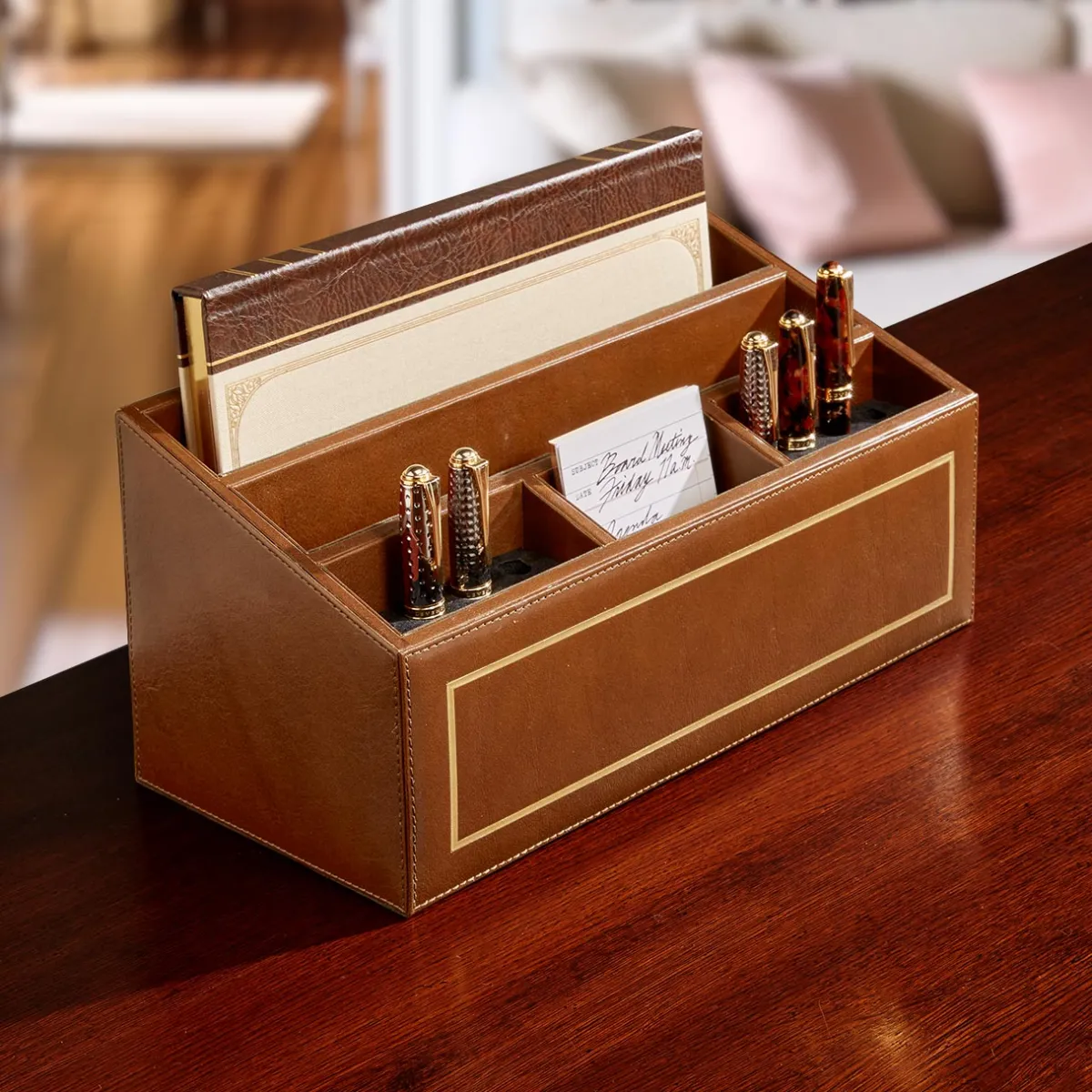 Levenger Decor|Workspace Organizers*Minister's Dispatch Desk Set