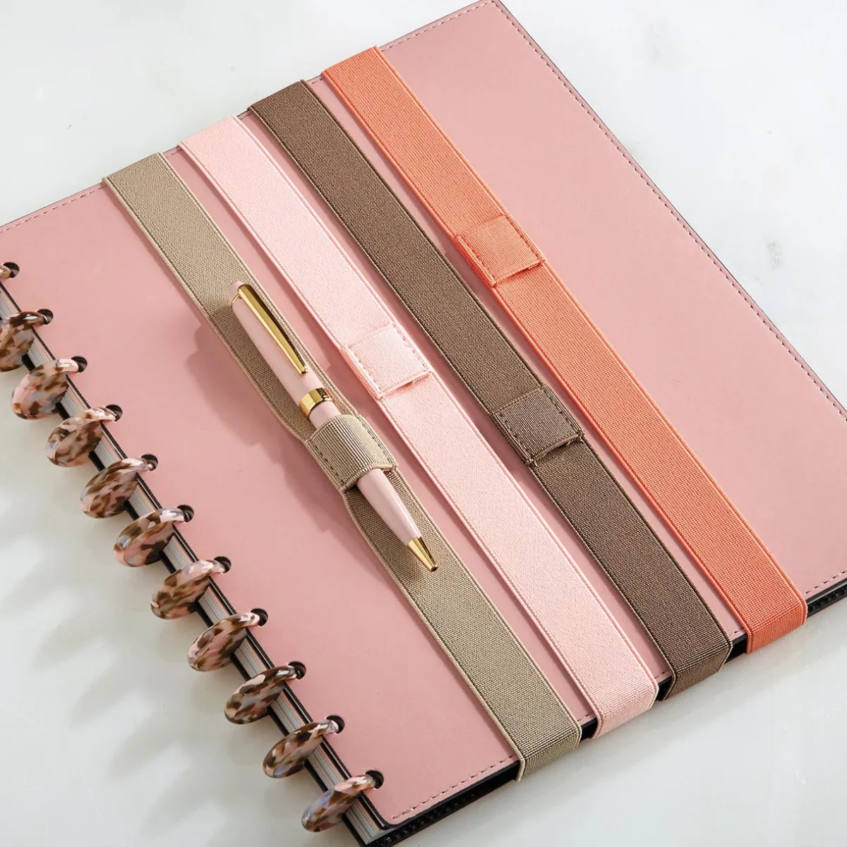 Levenger Bookmarks*Modern Notebook Belts (set of 4)