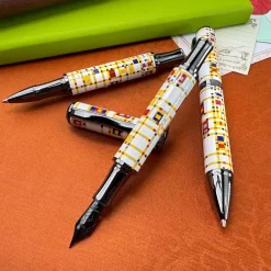 Levenger Fountain Pens|Monteverde*Monteverde Regatta Mondrian Broadway Boogie Woogie Fountain Pen