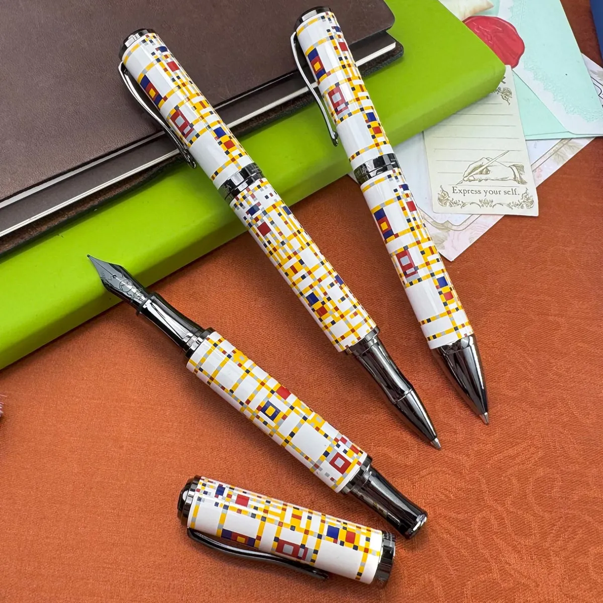 Levenger Fountain Pens|Monteverde*Monteverde Regatta Mondrian Broadway Boogie Woogie Fountain Pen