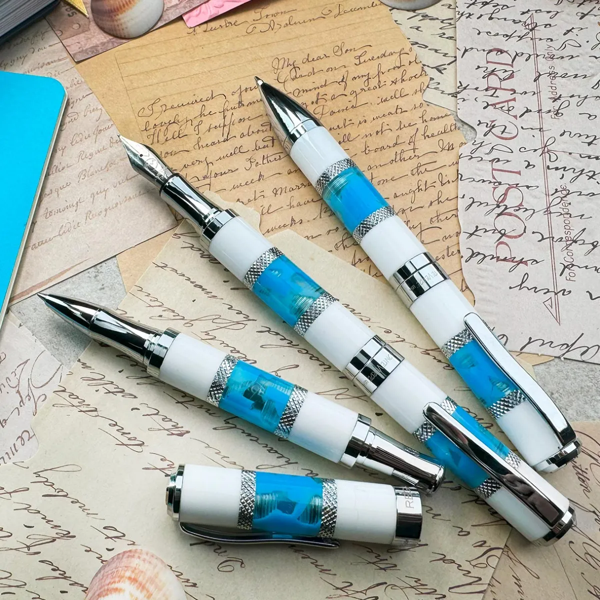 Levenger Ballpoint Pens|Rollerball Pens*Monteverde Regatta Sport Santorini Pen