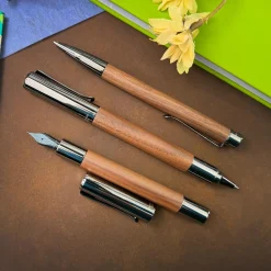 Levenger Fountain Pens|Monteverde*Monteverde Ritma Walnut Fountain Pen