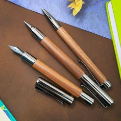 Levenger Ballpoint Pens|Rollerball Pens*Monteverde Ritma Walnut Pen
