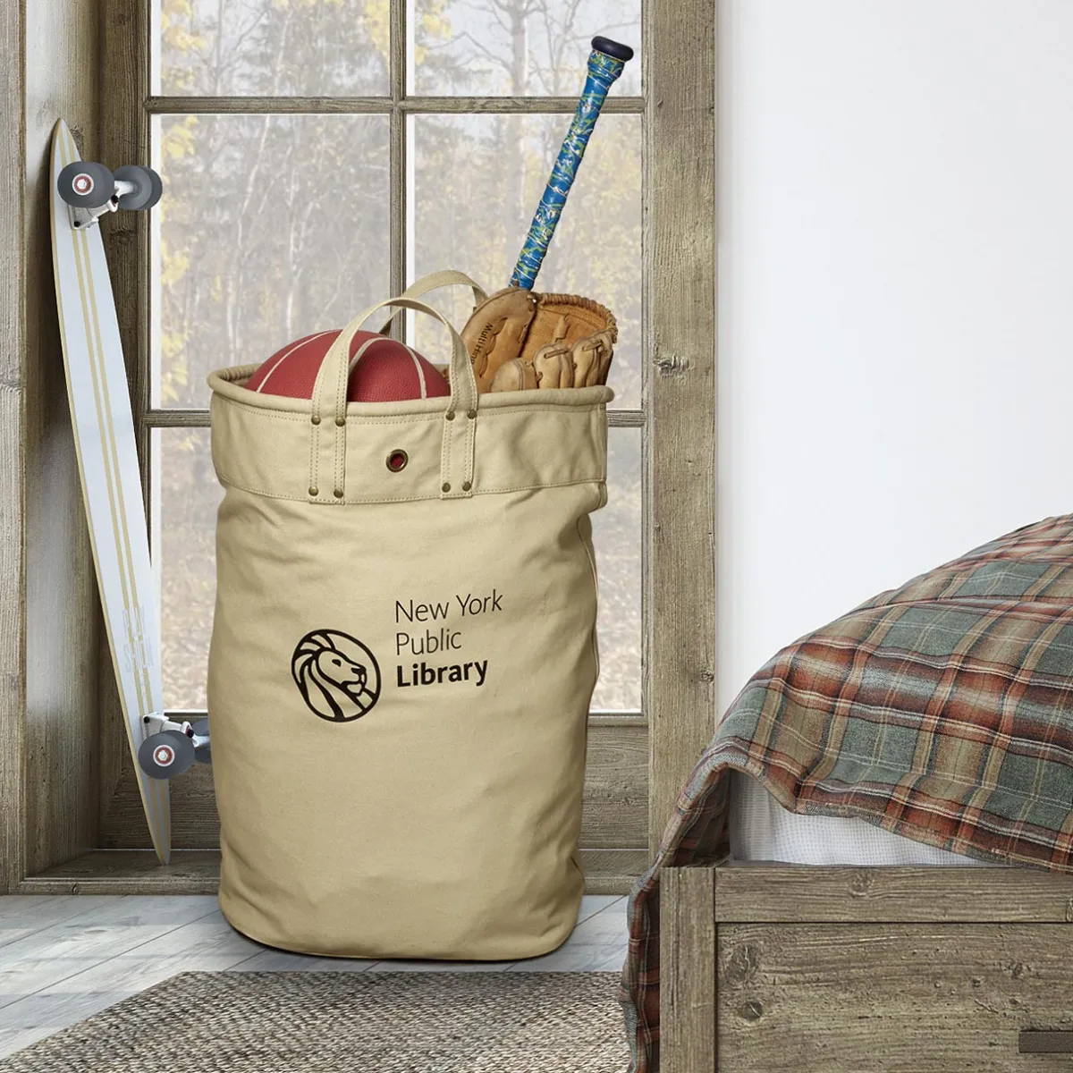 Levenger Book Bags|Handbags & Totes*New York Public Library Delivery Tote Bag