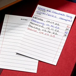 Levenger Premium Index Cards*Vintage Library 3 x 5 Cards (set of 50)